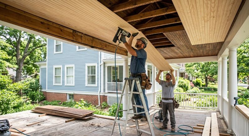 Porch Ceiling Improvement Service